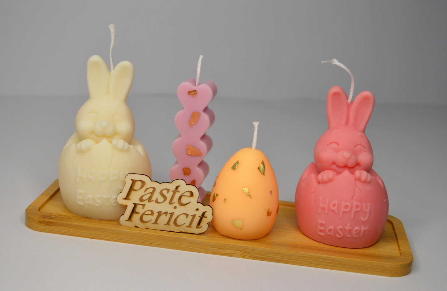 Zâmbet de Paște – Set decorativ cu lumânări