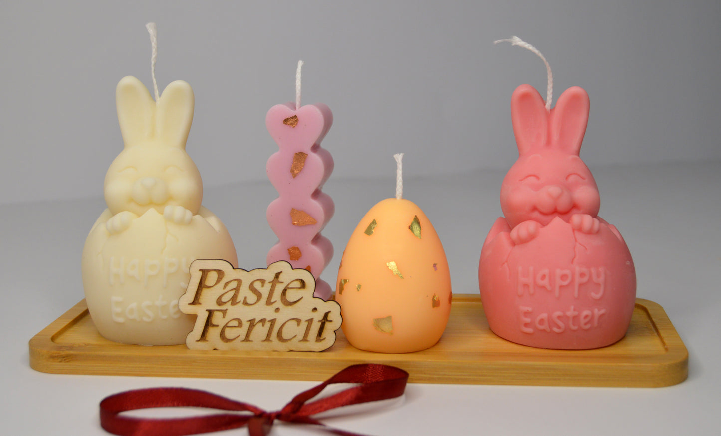 Zâmbet de Paște – Set decorativ cu lumânări