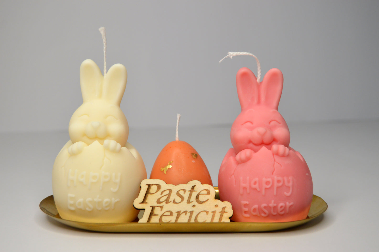 Sclipire de Paște – Set decorativ cu lumânări