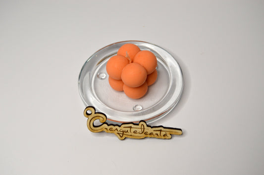 Bubble Apricot – Decorațiune handmade