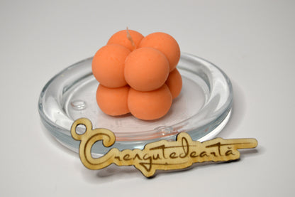 Bubble Apricot – Decorațiune handmade