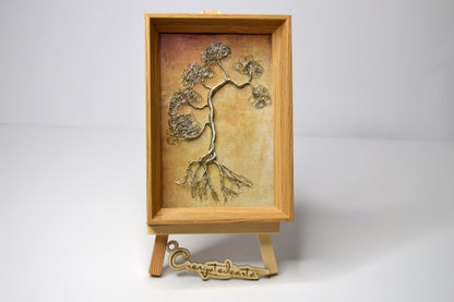 Arborele Ancestral – Eleganță în Sârmă și Lemn